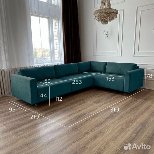 Угловой диван Монблан