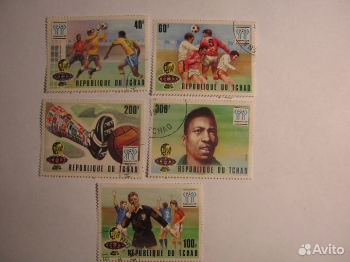 Набор марок чм по футболу 1978 Аргентина