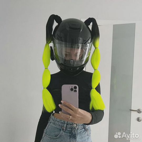 Аксессуар для шлема хвосты на присосках