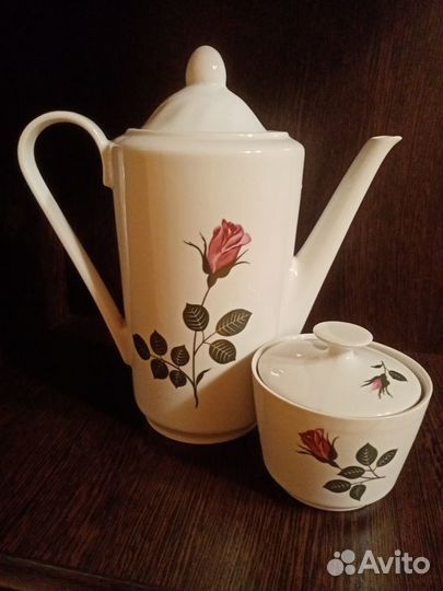 Чайник кофейник, сахарница. гдр