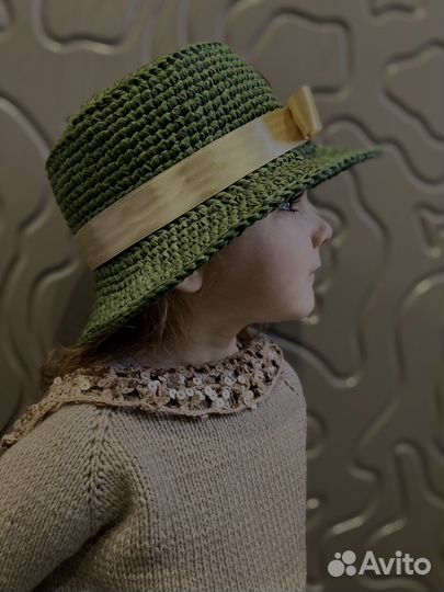 Шляпа канотье детская