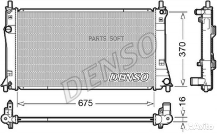 Радиатор двигателя mazda 5 (CW) 1.8-2.0 06.10