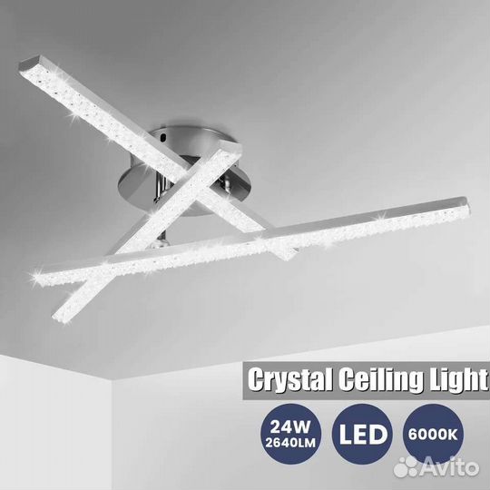 Светодиодный потолочный светильник 24 Вт