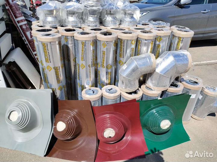 Труба сендвич для дымохода 150 нерж