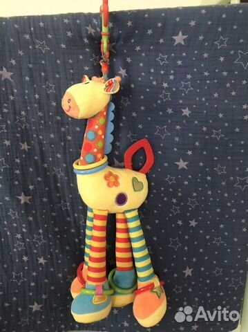 Жираф, детская игрушка-подвеска