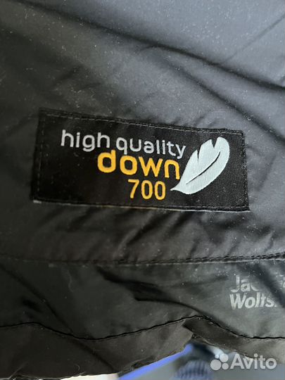 Пуховик женский jack wolfskin xs