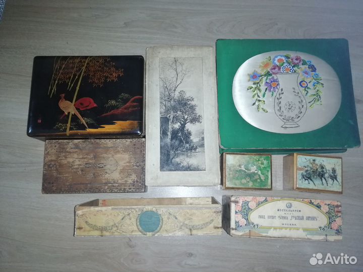 Шкатулки старинные