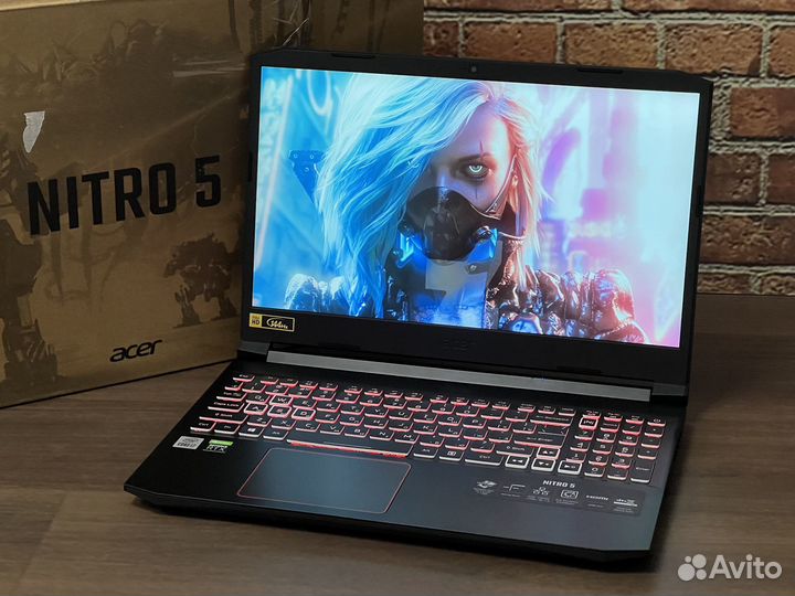 Игровой ноутбук Acer Nitro i7 RTX 3060 6GB IPS SSD