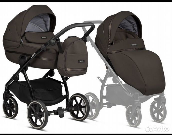 Коляска titis uno 3+ 2в1 tiramissu