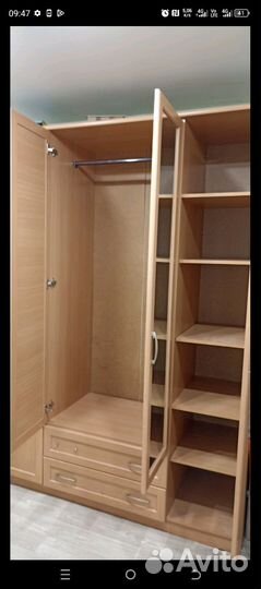 Шкаф 4х створчатый с зеркалом