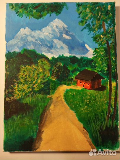 Картина на холсте В горах