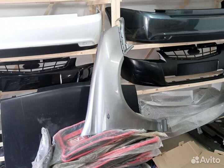 Крыло перед правое калина 1цвет серебристо-серый