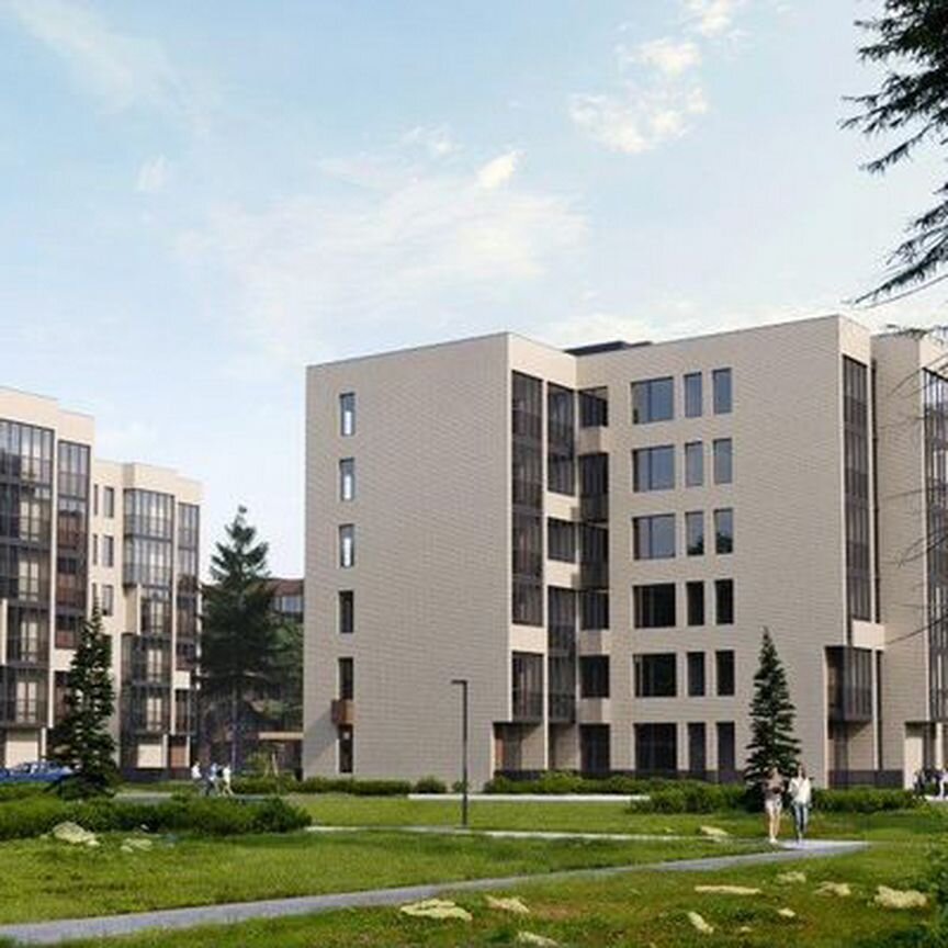 2-к. квартира, 57 м², 4/6 эт.