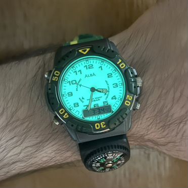 Светящиеся Seiko винтаж