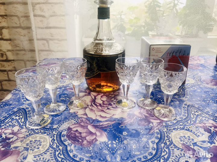 Бокалы. Богемский хрусталь. Набор