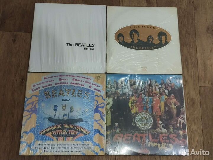 Виниловые пластинки Beatles, McCarthy, Lennon