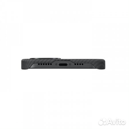 Чехол Pitaka KI1401A для iPhone 14 черно-серый, у