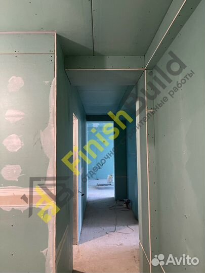 Гипсокартонные/малярные работы/шпаклевка/покраска