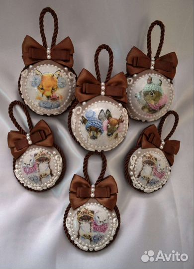 Набор новогодних шаров