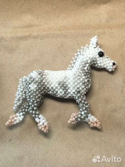 Амигуруми лошадь из бисера(разные масти)