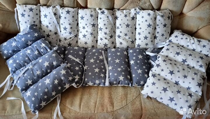 Бортики в детскую кроватку