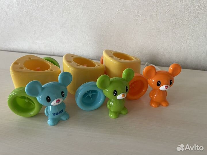 Каталка мыши сыр Tomy