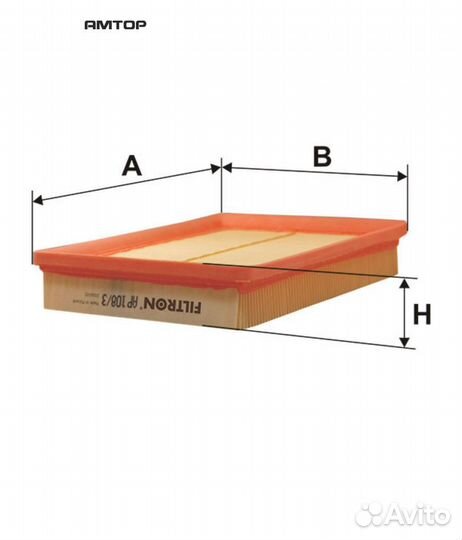 Filtron AP108/3 Фильтр воздушный AP108/3