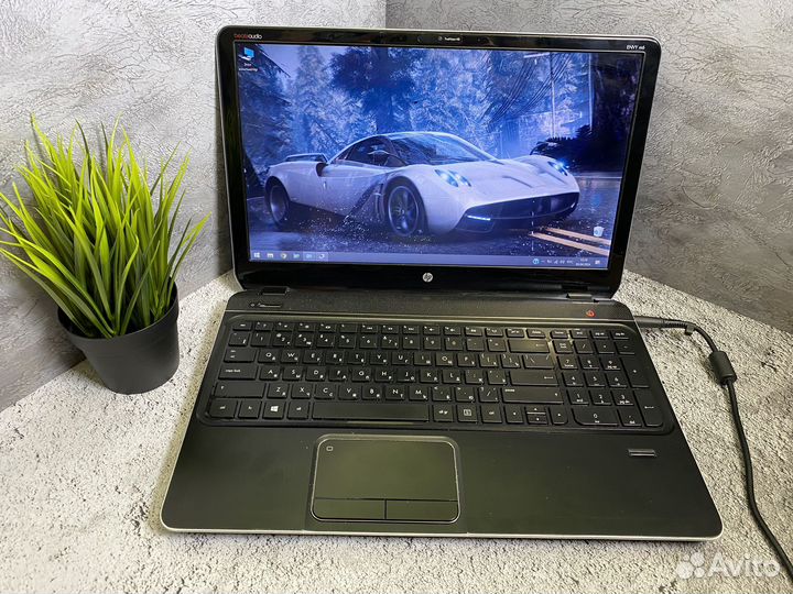 Мощный ноутбук HP 2 видеокарты/SSD/8 gb