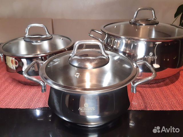 Кастрюля тяжелая 6,3 л Турция (индукция) Гармония