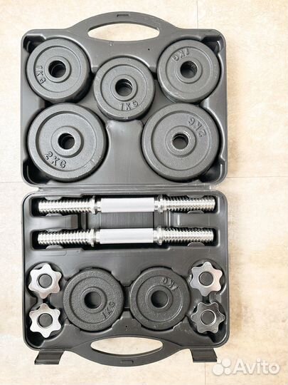 Гантели 10 кг 2 штуки