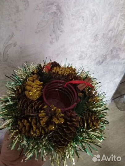 Подсвечник новогодний