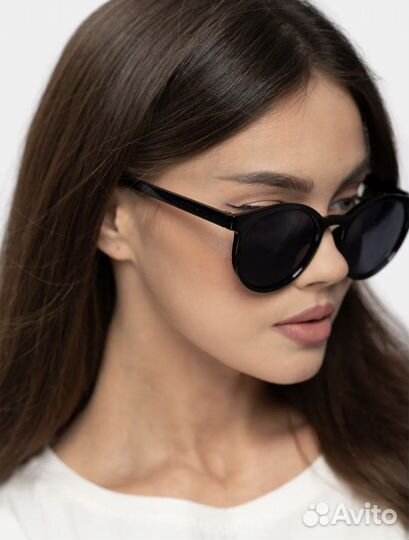 Очки женские, солнцезащитные, круглые, модные