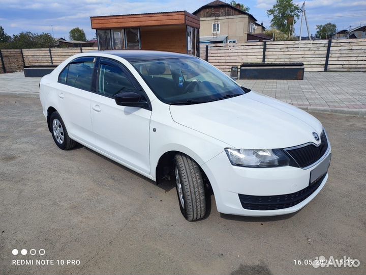 Skoda Rapid 1.6 МТ, 2016, 100 000 км