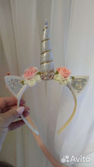 Ободок для волос ручной работы