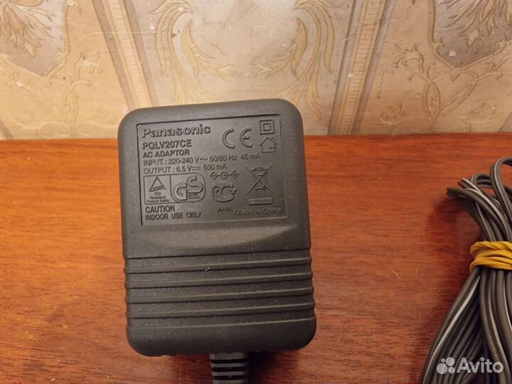 Блок питания pqlv207CE-11 6.5v, 4.0-1.7мм Panasoni