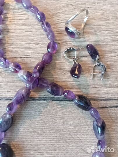 Бусы из натуральных камней СССР, винтаж