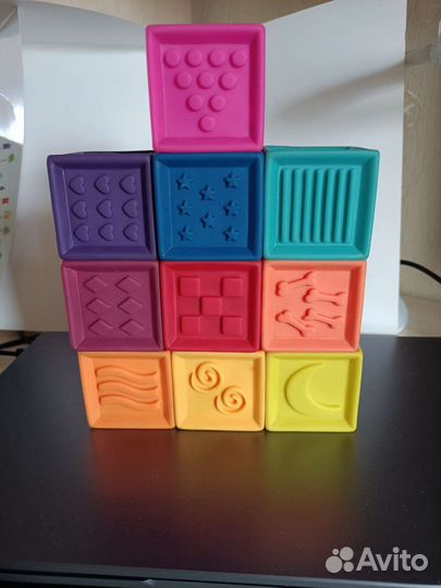 Кубики силиконовые мягкие