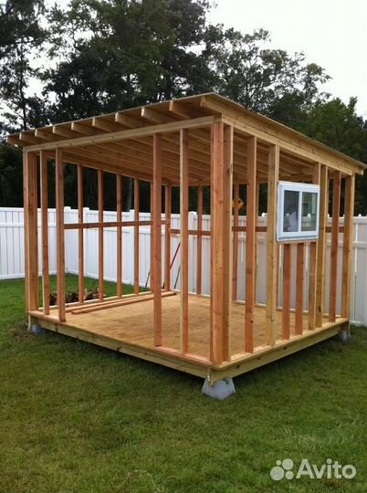 Построим хоз постройку, сарай, пристройку к дому