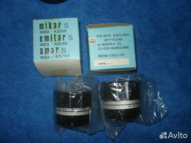 Ф/объективы, лупа просмотровая, фильтр жс-17