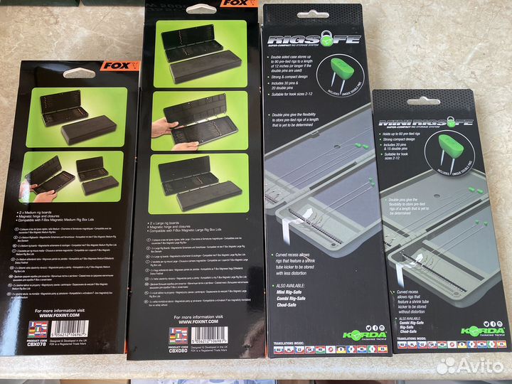 Продам новые коробки и поводочницы Korda, Fox