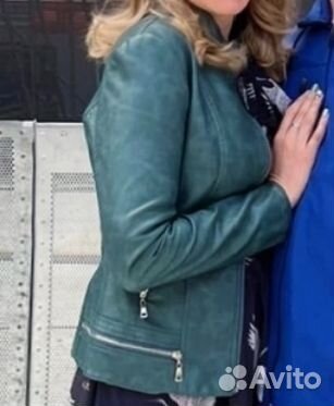 Кожаная куртка женская