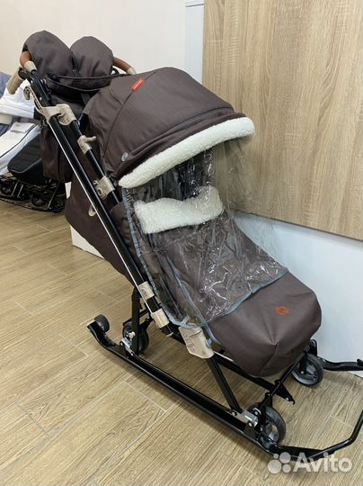 Санки коляска ника 7 8k