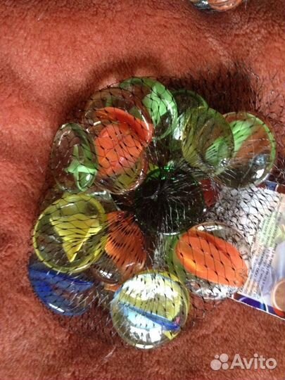 Стеклянные камушки для аквариумов и декора