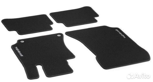 Коврики велюр Toyota LC 100 1998-07 бежевые