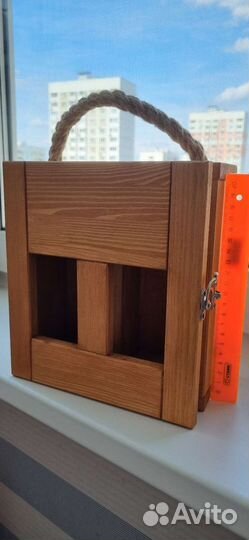 Коробка подарочная деревянная