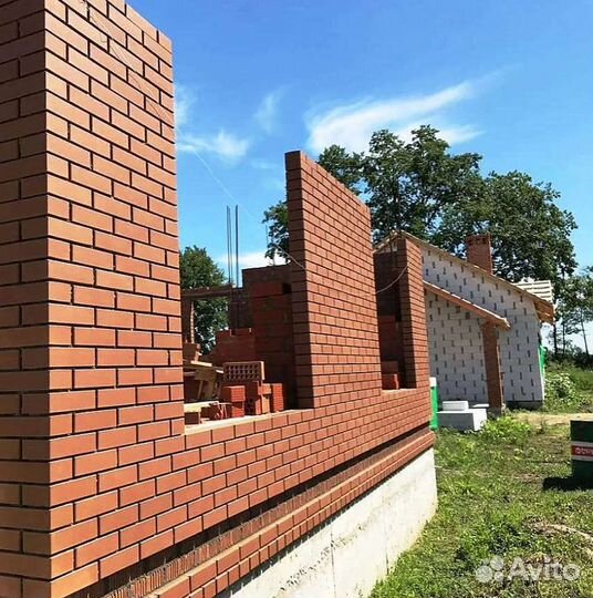 Кладка кирпича, газоблока, строительство домов