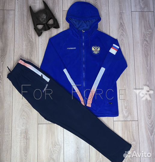 Спортивный костюм флисовый forward синий