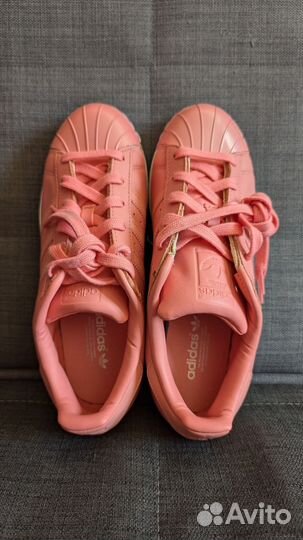 Кроссовки adidas superstar metal pink новые