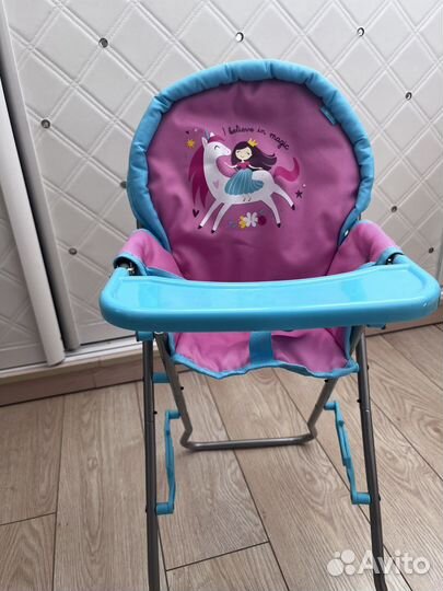 Кукольный стульчик для кормления