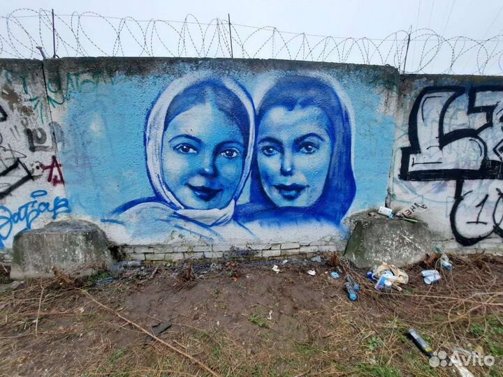 Роспись стен / граффити оформление